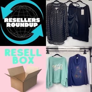 Resell Box 4 +2 New/NWT Woman’s Tops Plus size